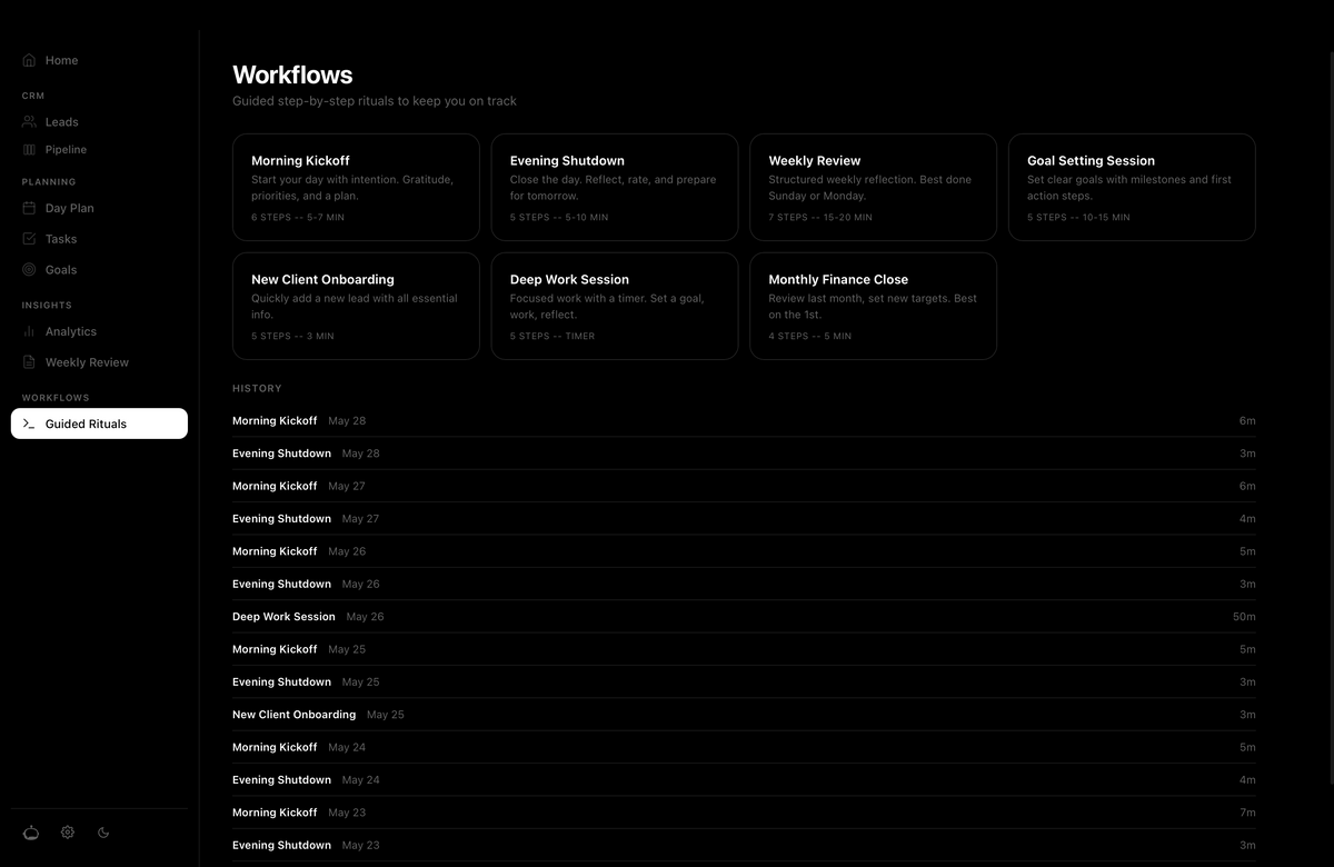 Naps OS — The Founder Operating System